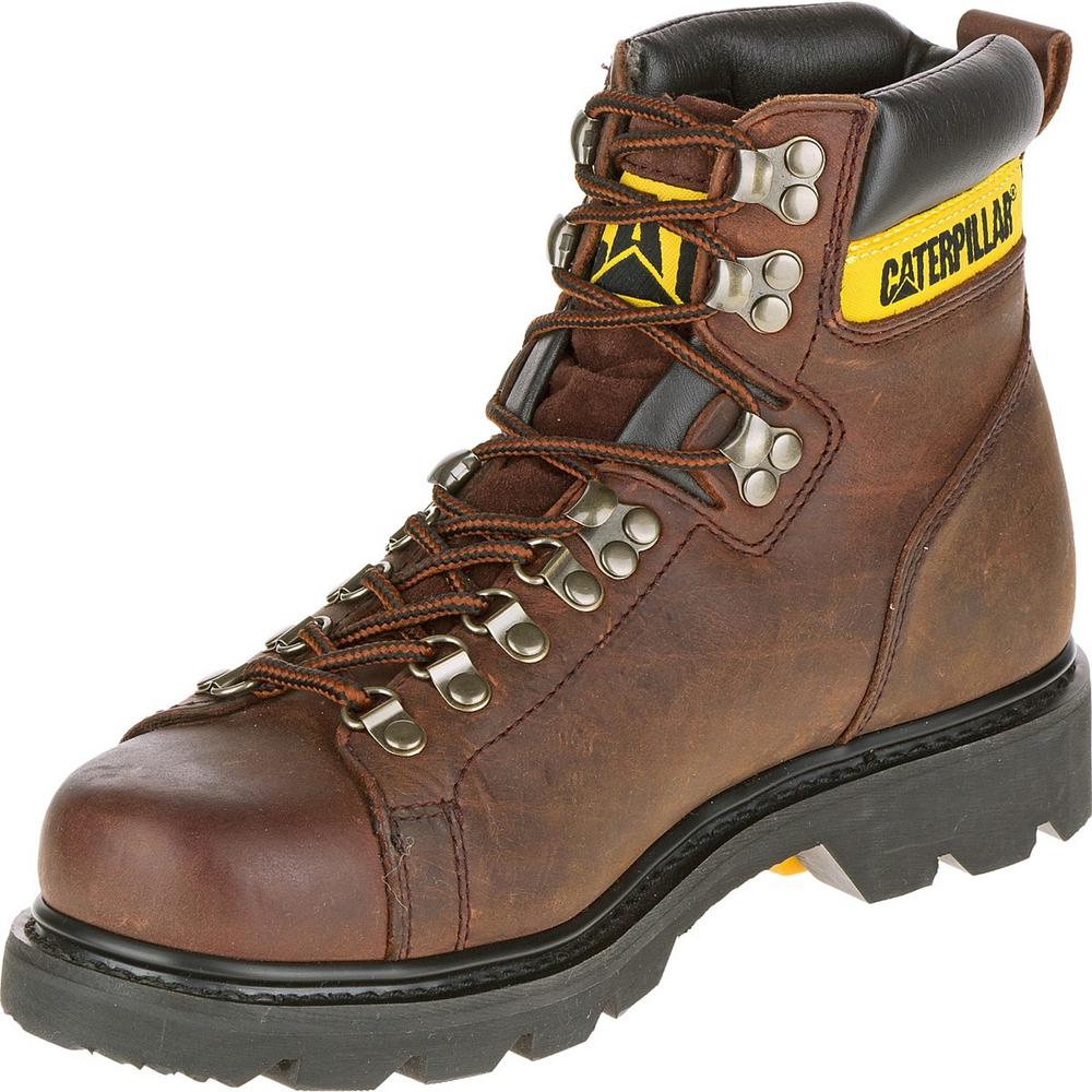 Men's Alaska Brown Leather Insulated Work Boot