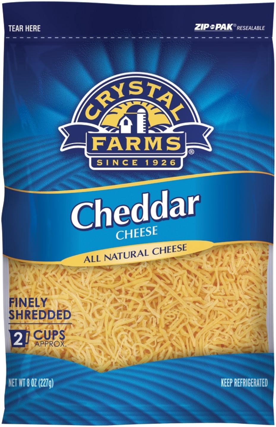 Shredded Cheddar Cheese, 8 oz