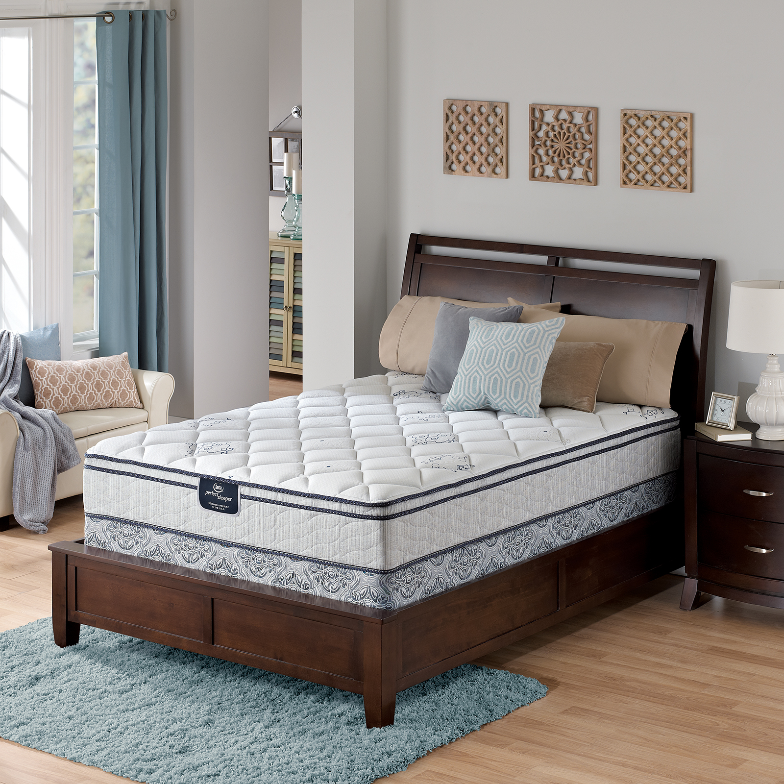 Serta WANDERING CREEK EUROTOP PLUSH CALIFORNIA KING MATTRESS ONLY