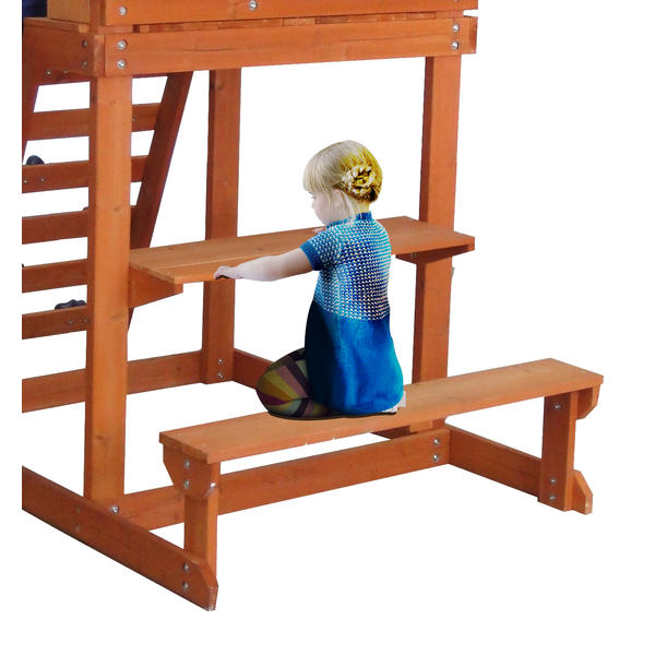 Jump 'N Swing Set with Trampoline Play Away with Kmart