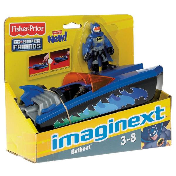Imaginext Super Friends Batboat & Figures of Joker and Batman Toys