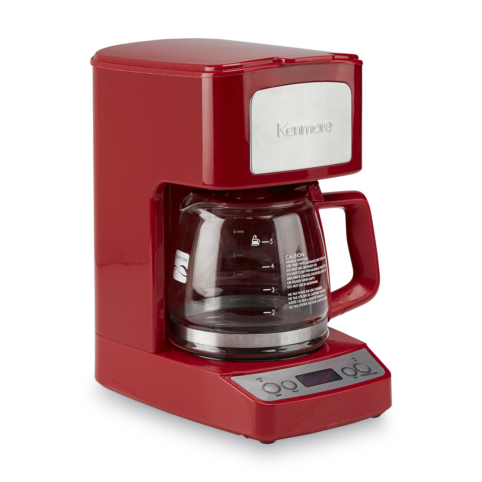 Kenmore 238009R 5-Cup Red Coffee Maker