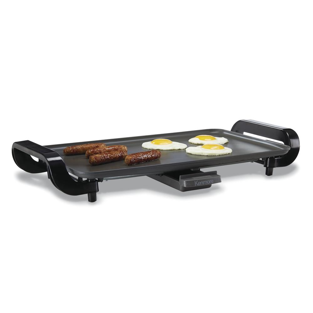 Large Electric Griddle Indoor Grill Nonstick Skillet Countertop Cooking