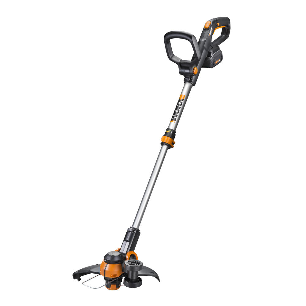 WG180 WORX 40 Volt Max Liion 12" Cordless Grass Trimmer with Command