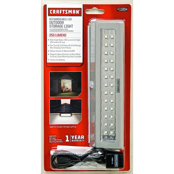 Craftsman Slr2600 Rechargeable Led Outdoor Storage Light Sears