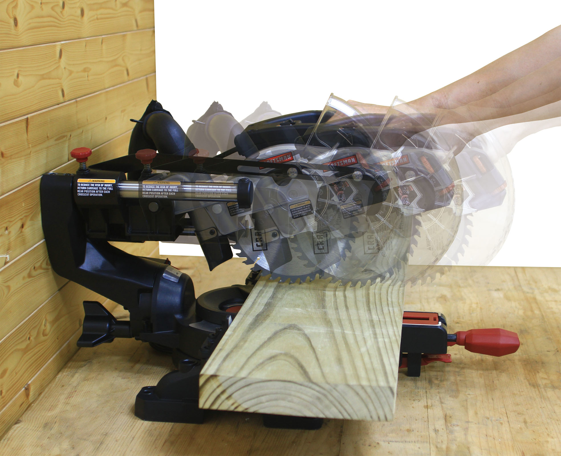 Craftsman 7 1/4Inch Compact Sliding Compound Miter Saw / Miter Saws