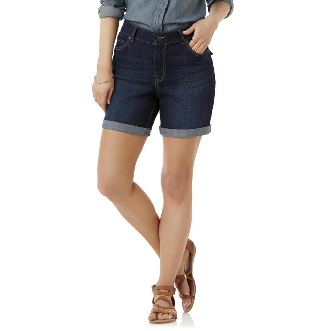 Canyon River Blues Women's Cuffed Denim Shorts Sears