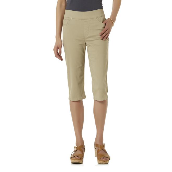 Gloria Vanderbilt Women's Twill Capri Pants Sears