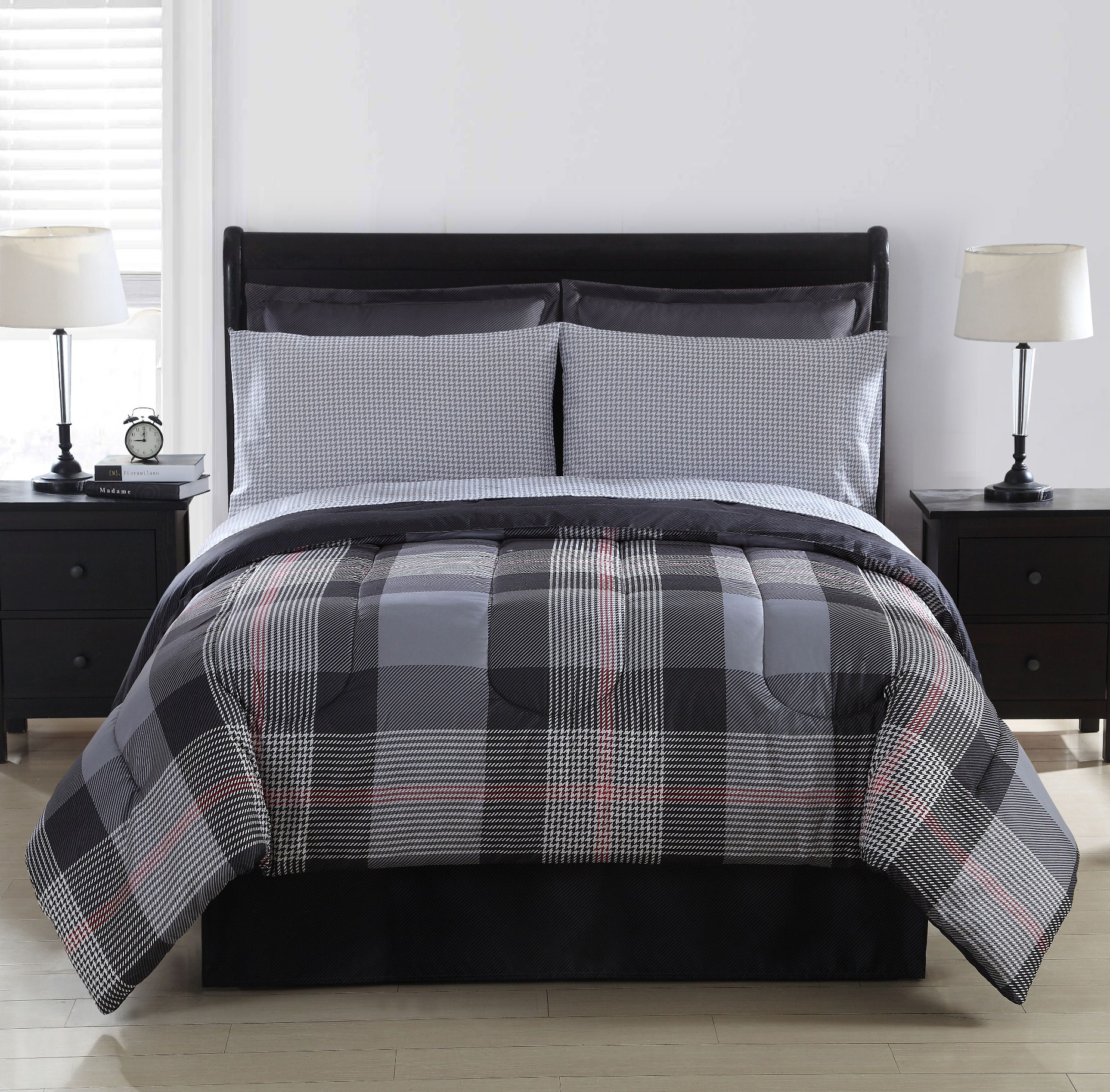 York Complete Bed - Plaid