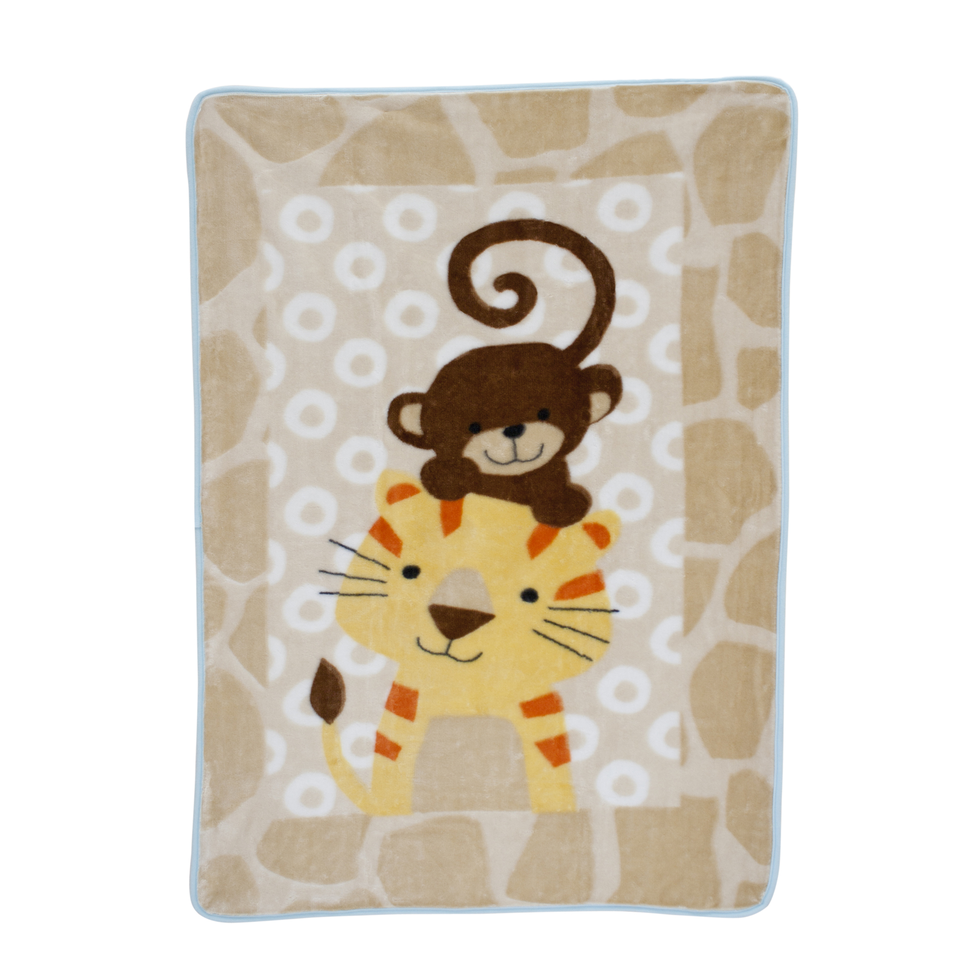 UPC 084122581951 Lambs & Ivy Zoomba Monkey and Tiger Blanket