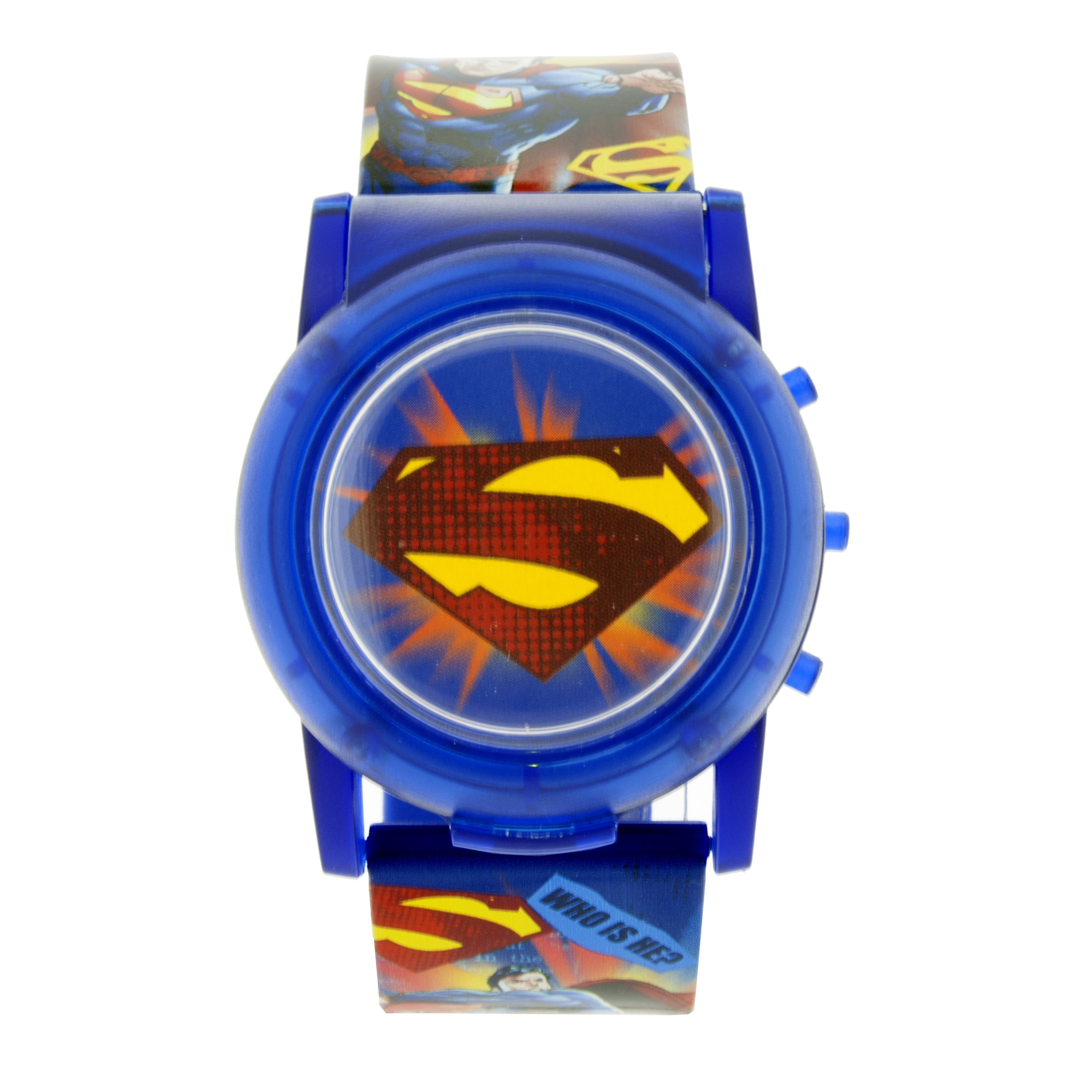 UPC 030506401131 product image for Superman Flashing Musical LCD Watch | upcitemdb.com