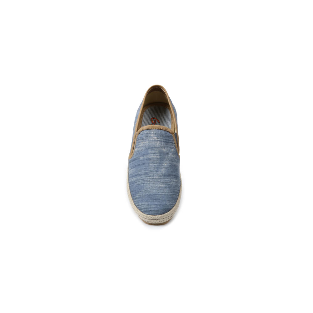 GBX Men's Dlux Blue Wash Fabric  Slip-on  Casual Shoe