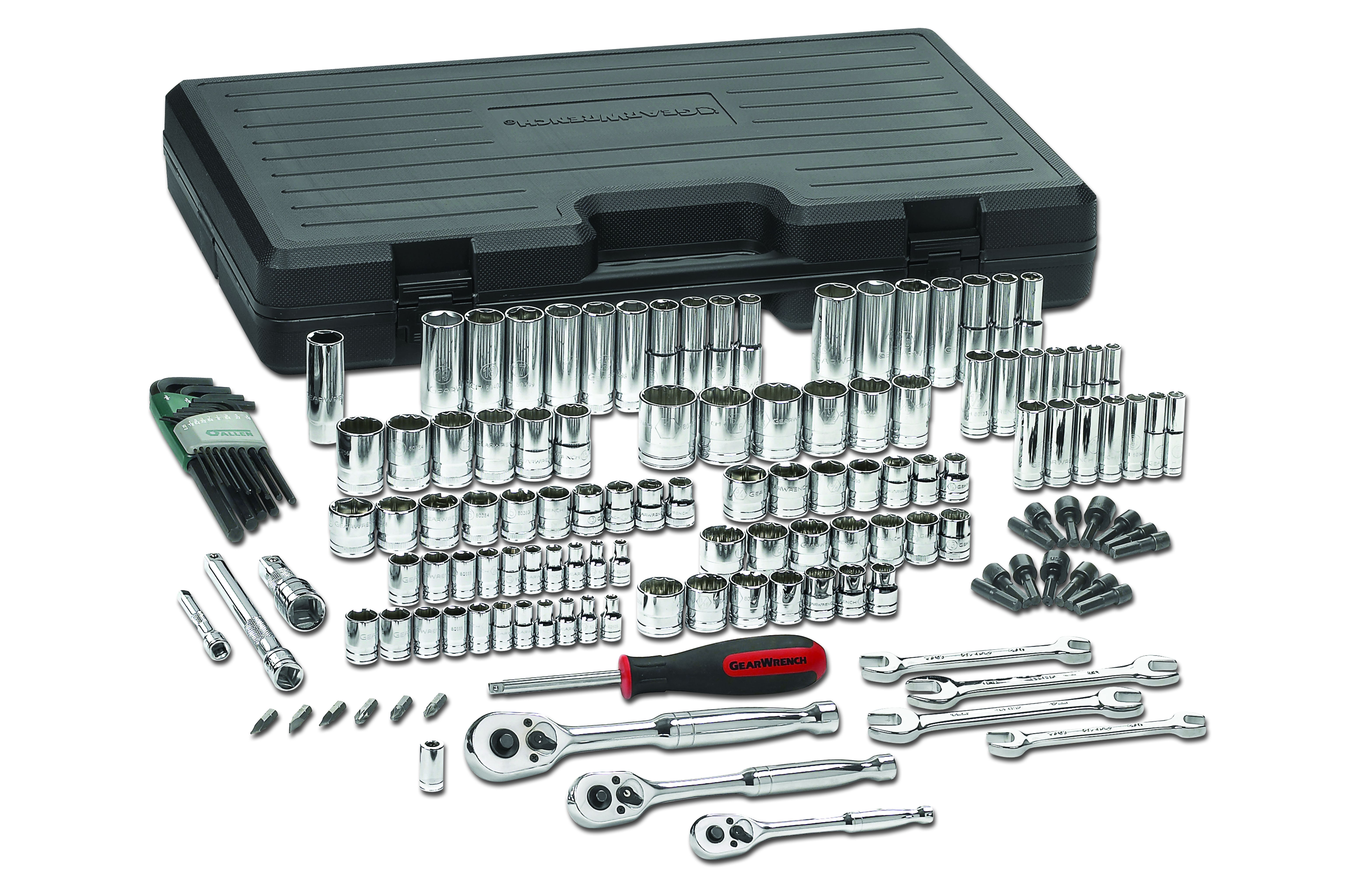 UPC 099575809316 product image for 80931 141 pc. SAE/Metric 6 & 12 Pt. Mechanics Tool Set Multi Dr - KDT-80931 | upcitemdb.com