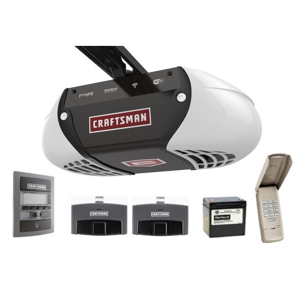 Craftsman 54931 1.25 HP Belt Drive Smart Garage Door Opener Sears