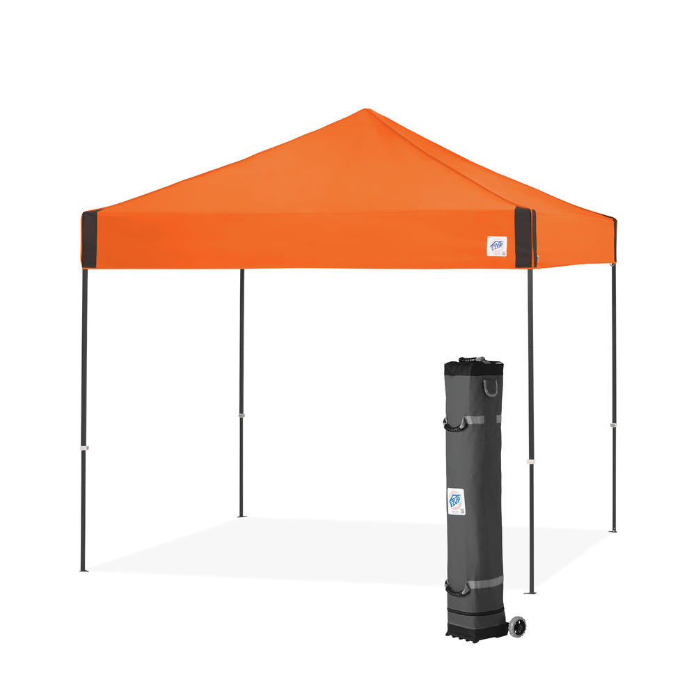 Pyramid™ 10x10 Canopy, Fabric Top Steel Orange w/ Steel Grey Frame