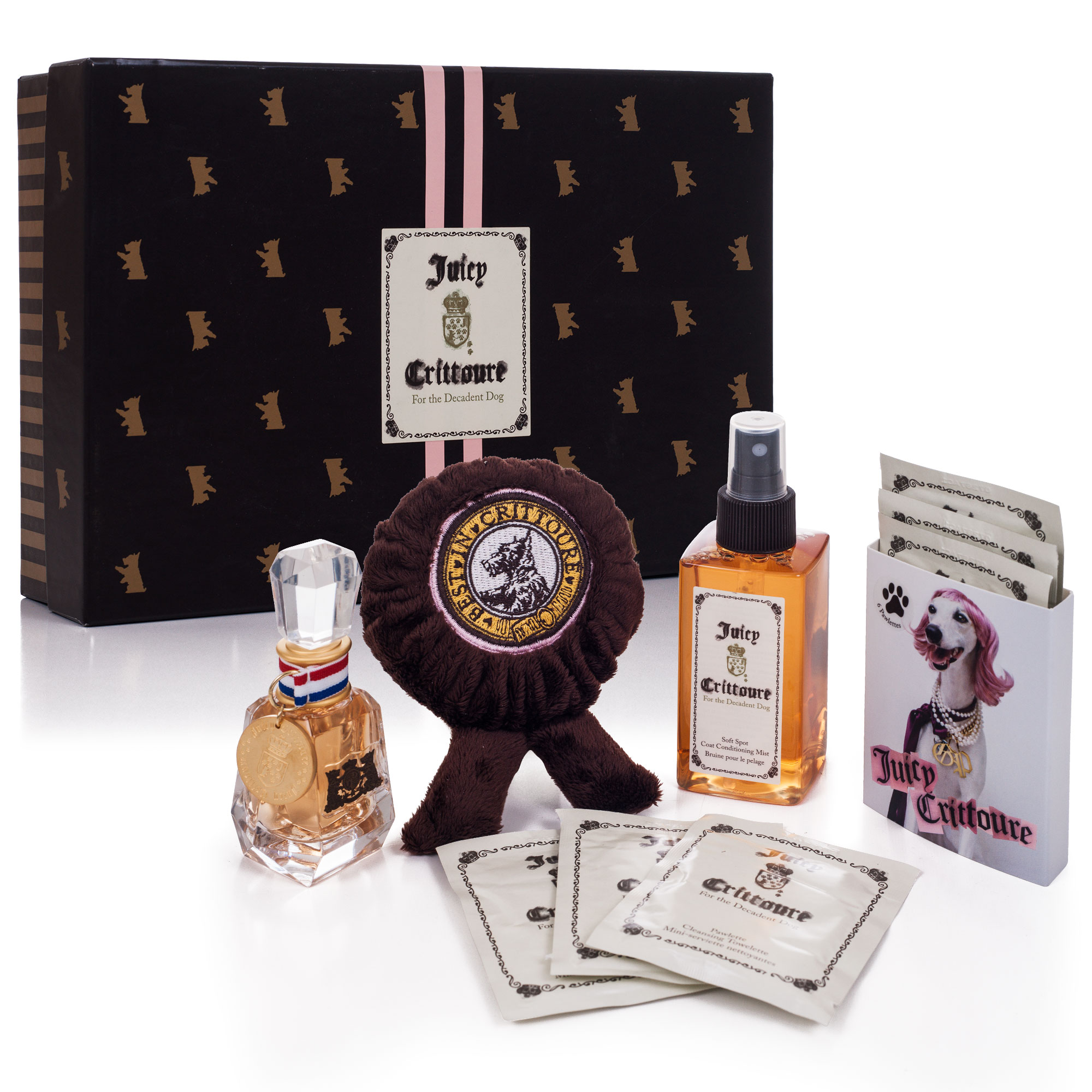 Image of Juicy Crittoure Dog Care Kit - 4 Piece Gift Set