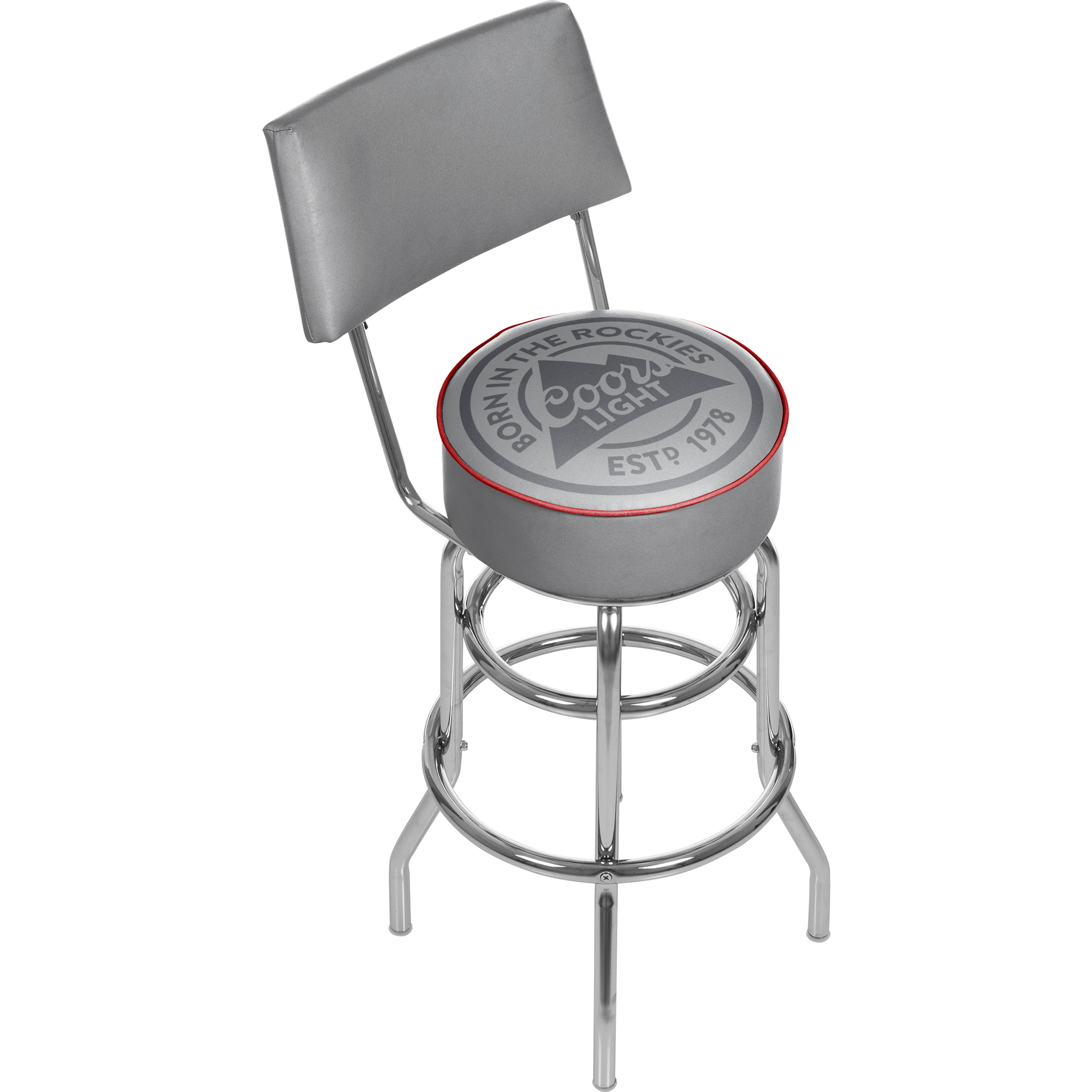 Coors Light Swivel Bar Stool with Back