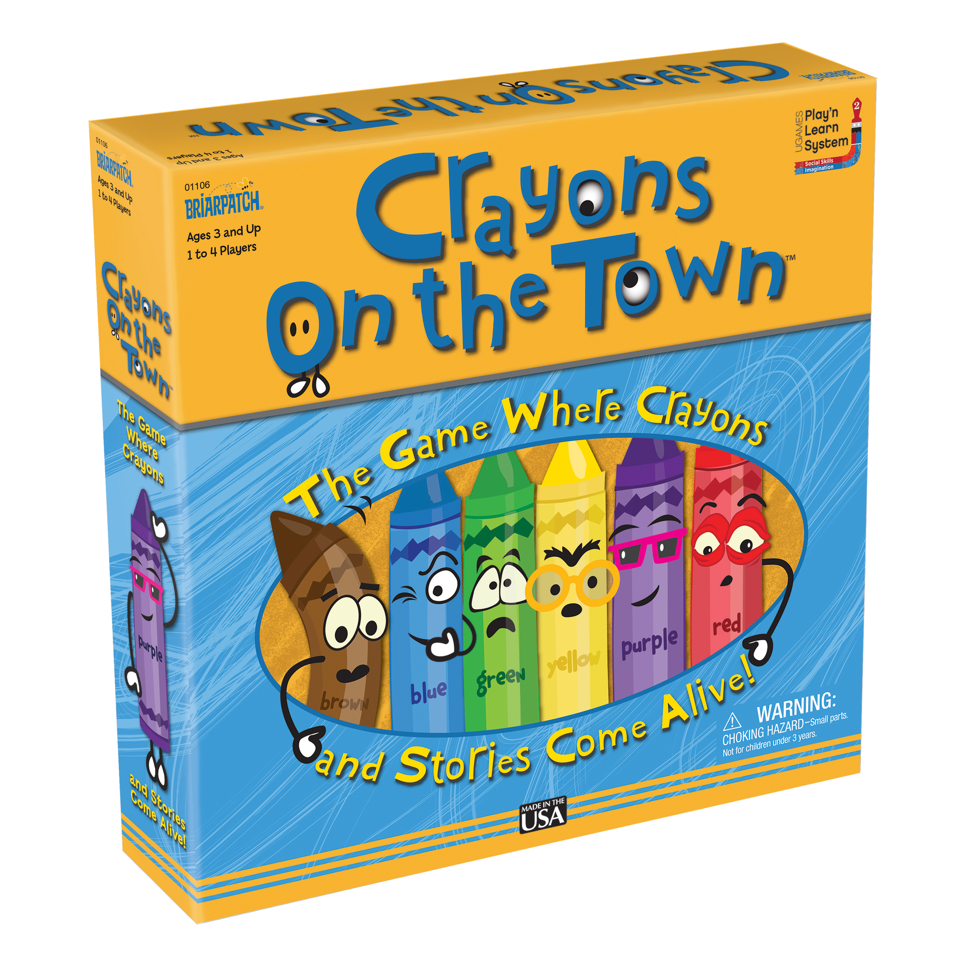 Briarpatch Crayons on the Town Board Game Shop Your Way Online