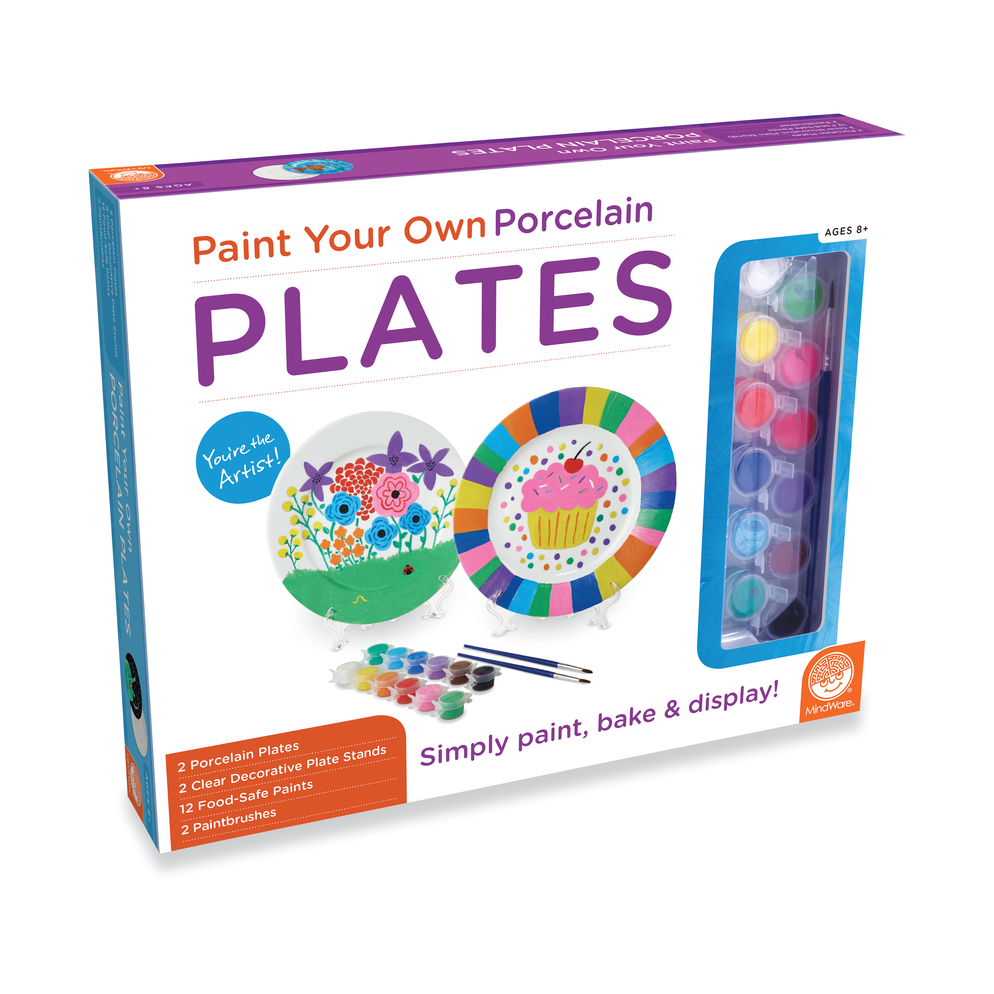 MindWare Paint Your Own Porcelain Plates Shop Your Way Online