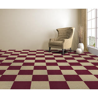Achim Nexus Tan12x12 Self Adhesive Carpet Floor Tile 12