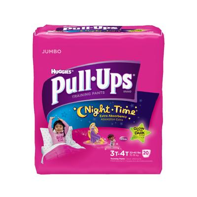 Pull-Ups&#174; Training Pants, Night*Time for Girls 3T-4T