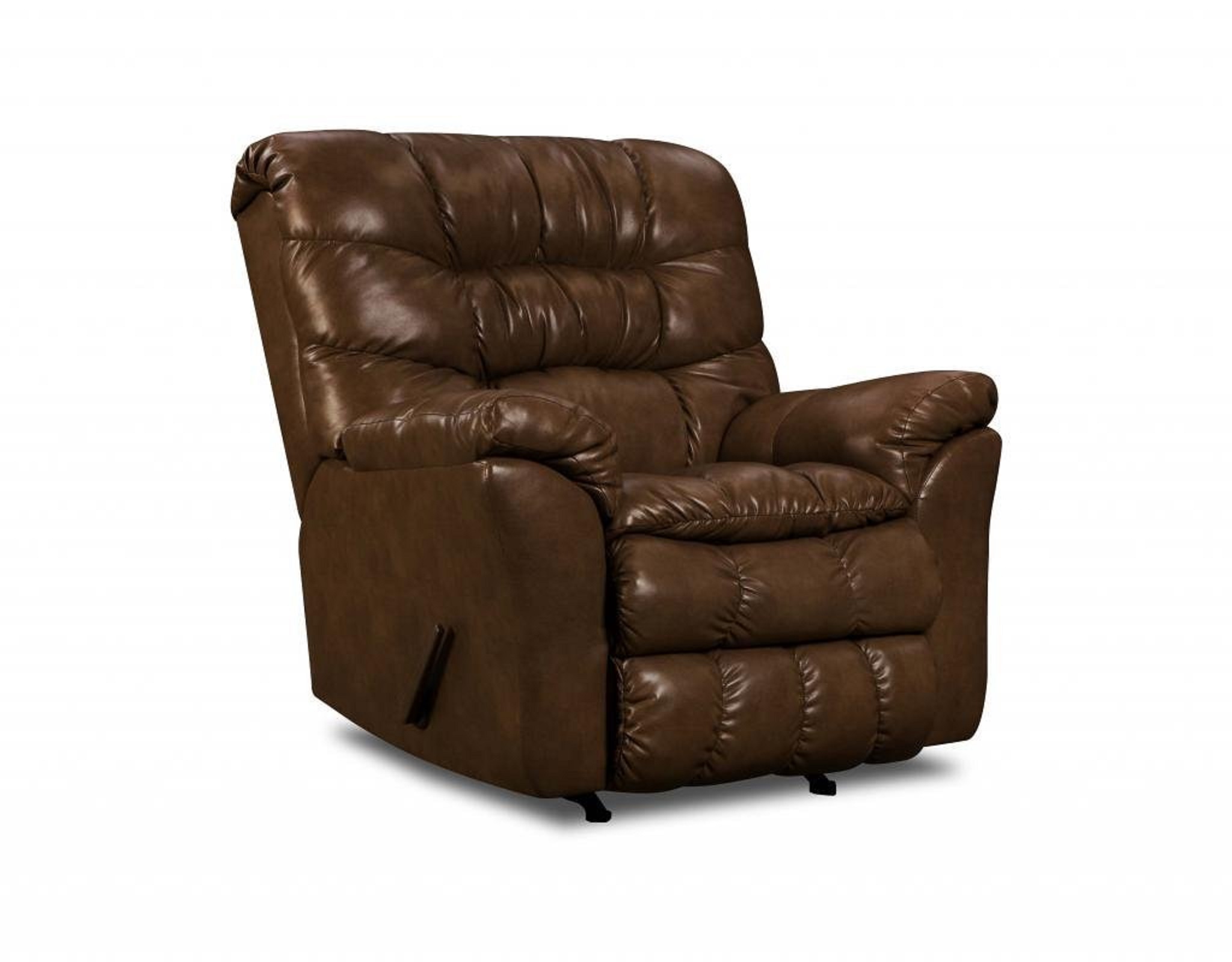 Simmons Upholstery Riverside Tobacco Bonded Leather Rocker Recliner eBay