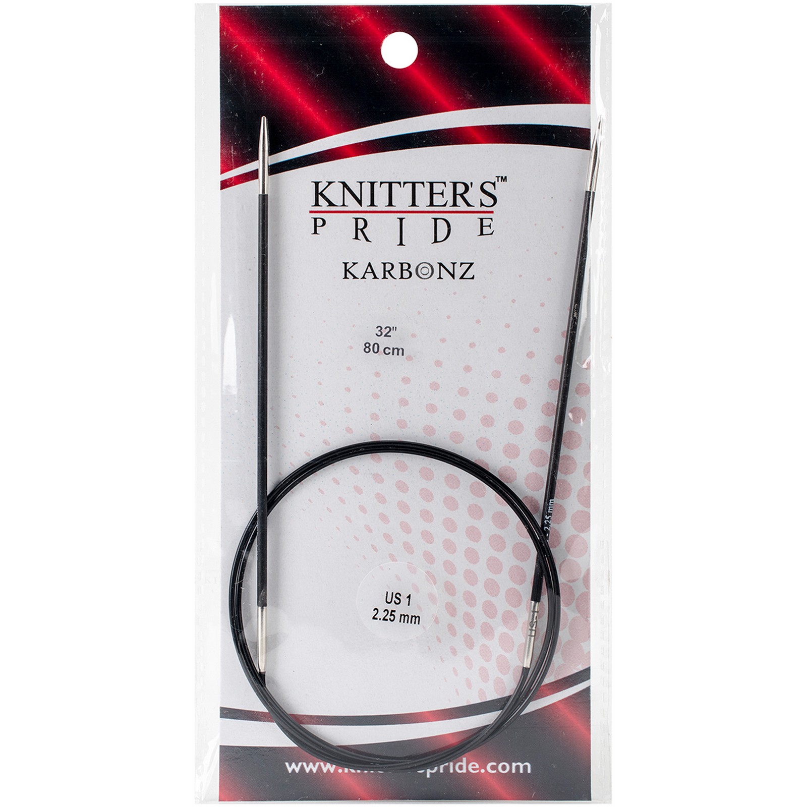 Knitter's Pride Karbonz Fixed Circular Needles 32 Knitter's Pride Karbonz Fixed Circular Needles 32