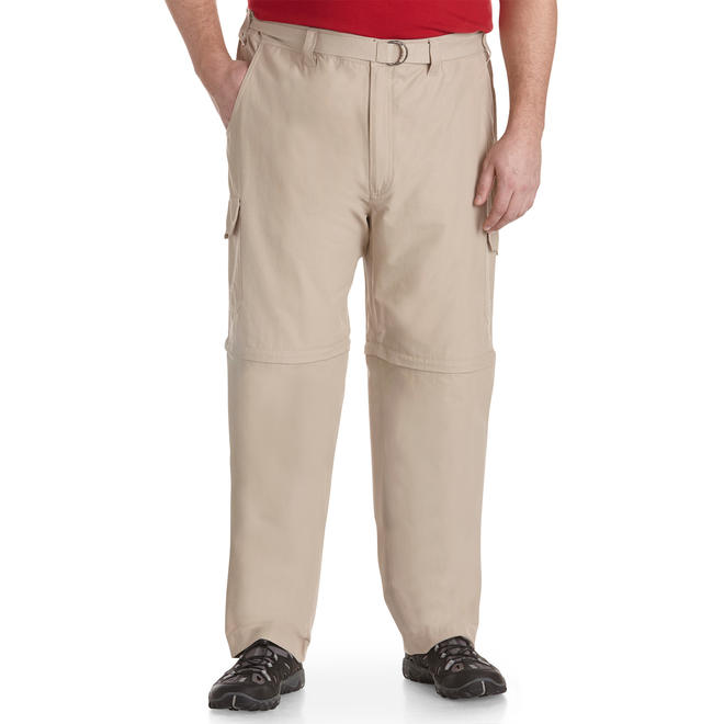Harbor Bay Men's Big and Tall Convertible Cargo Pants