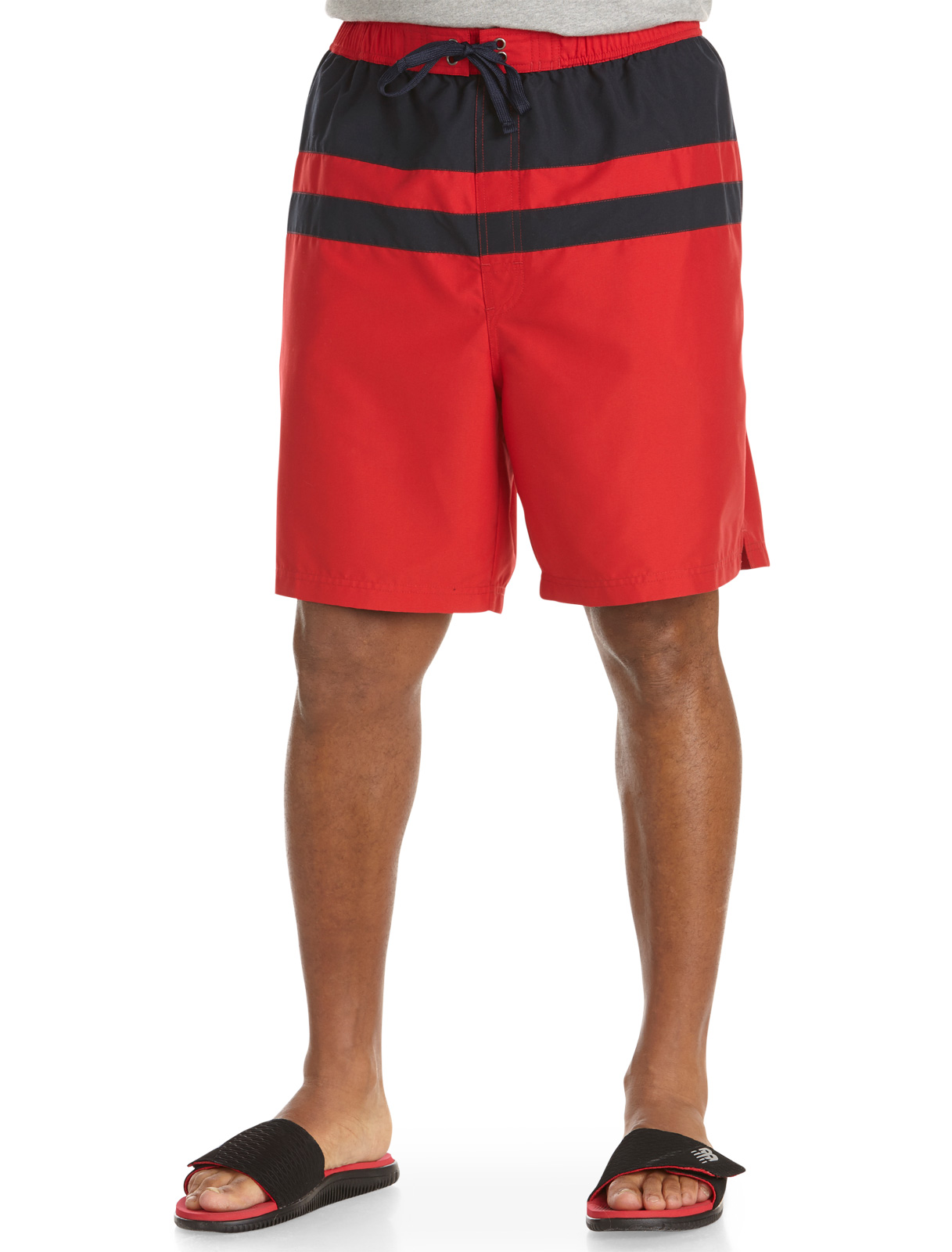 Harbor Bay Men's Big and Tall Stripe Board Shorts