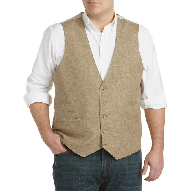 Oak Hill Men's Big and Tall Reversible Vest