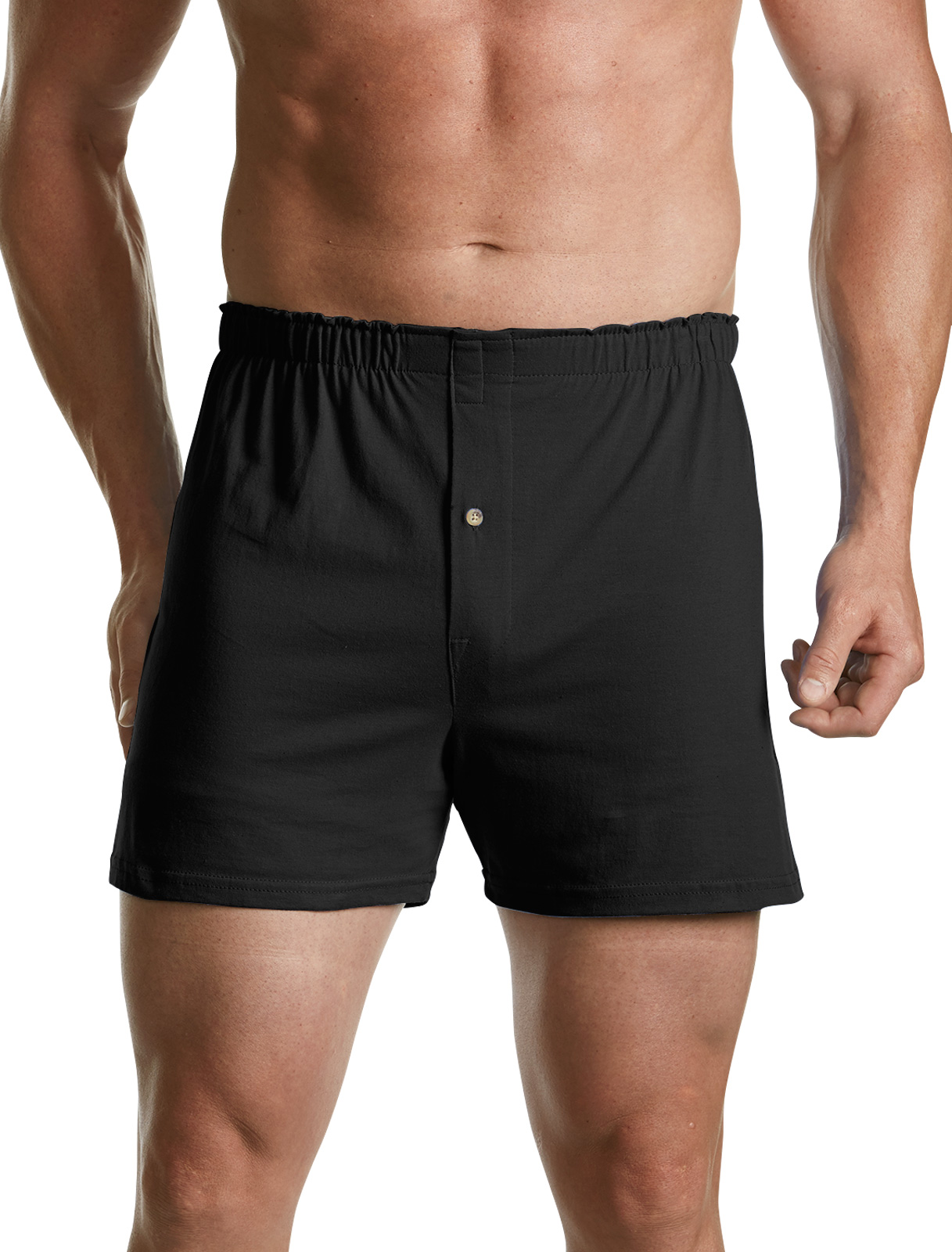 Harbor Bay Men's Big and Tall 3-pk Solid Knit Boxers