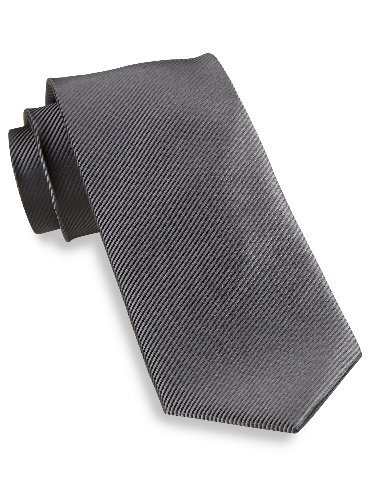 Synrgy Men's Big and Tall Textured Solid Stain-Resistant Tie