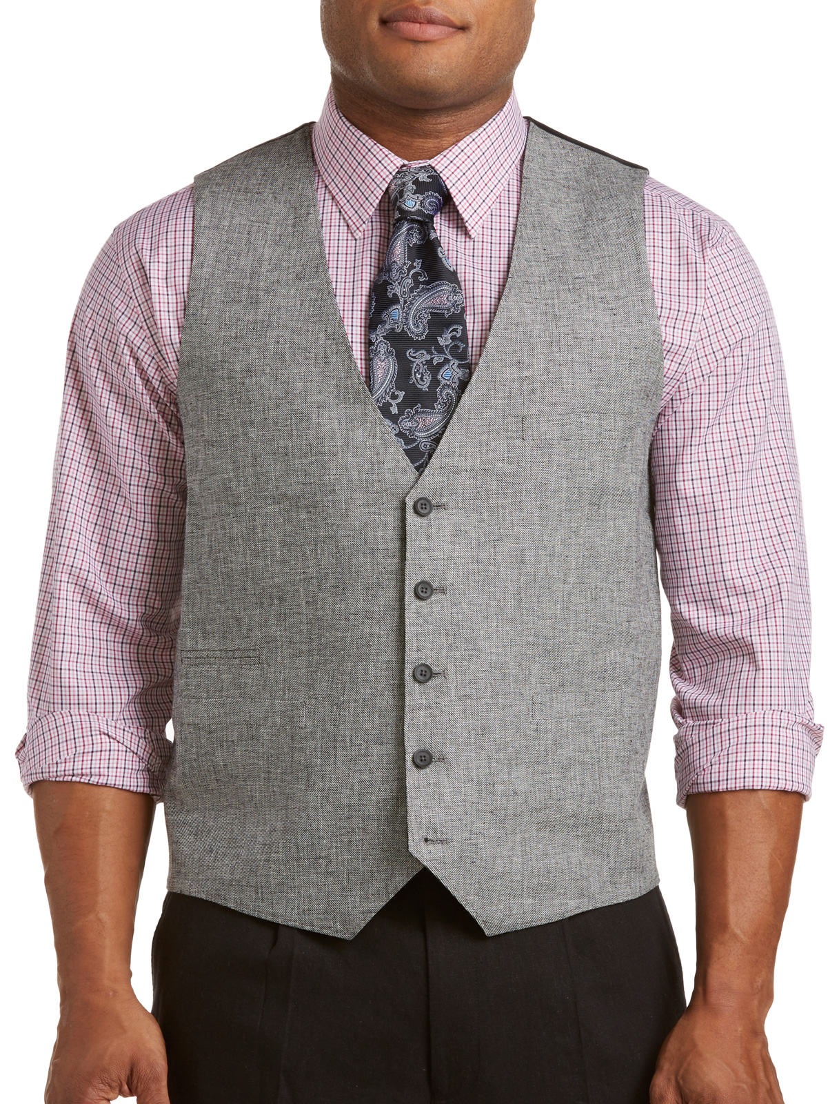 Oak Hill Men's Big and Tall Reversible Vest