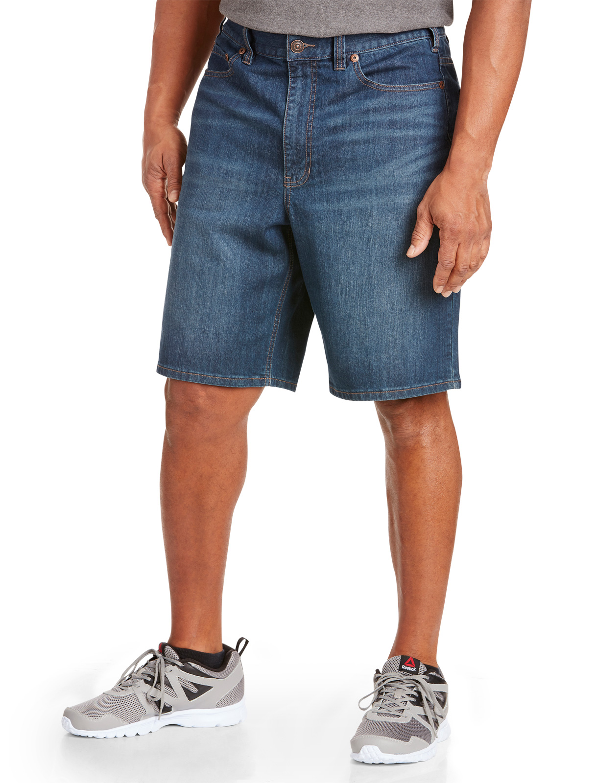 True Nation Men's Big and Tall Sweet Indigo Shorts