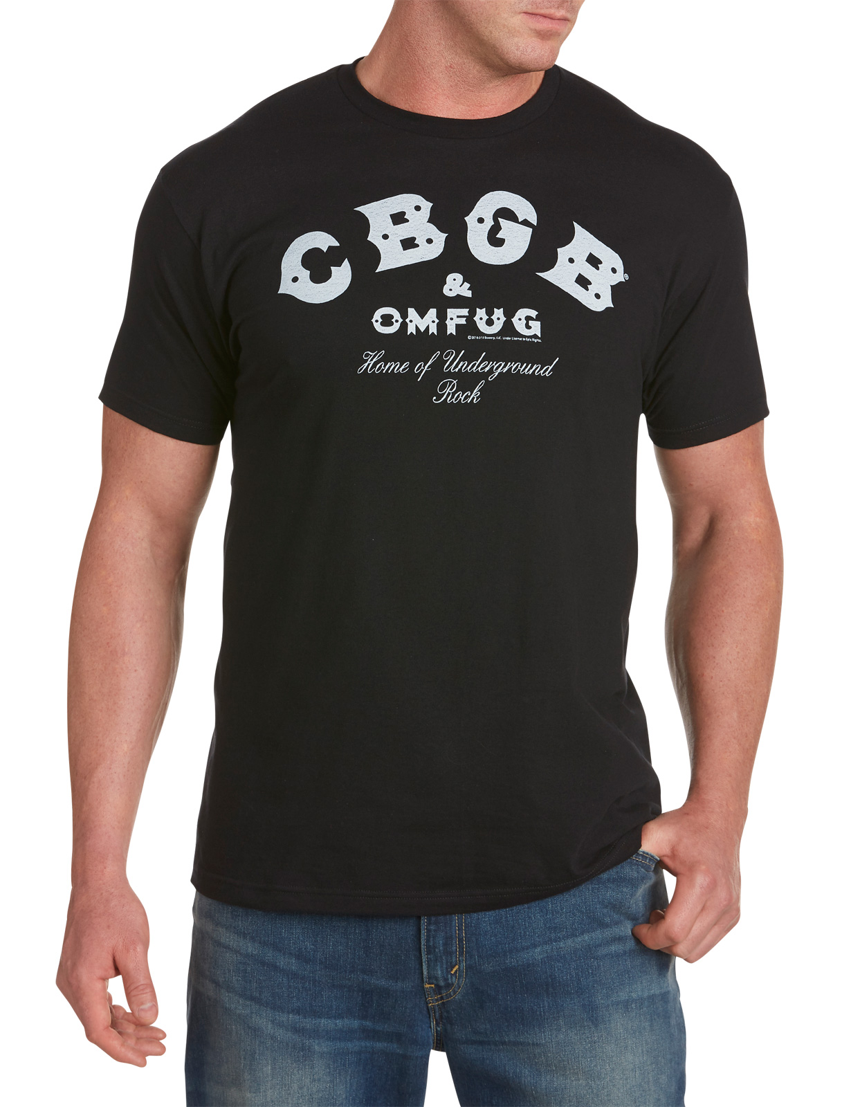 True Nation Men's Big and Tall CBGB Graphic Tee