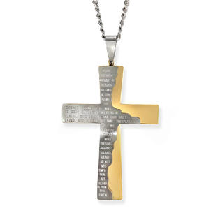 lord's prayer necklace