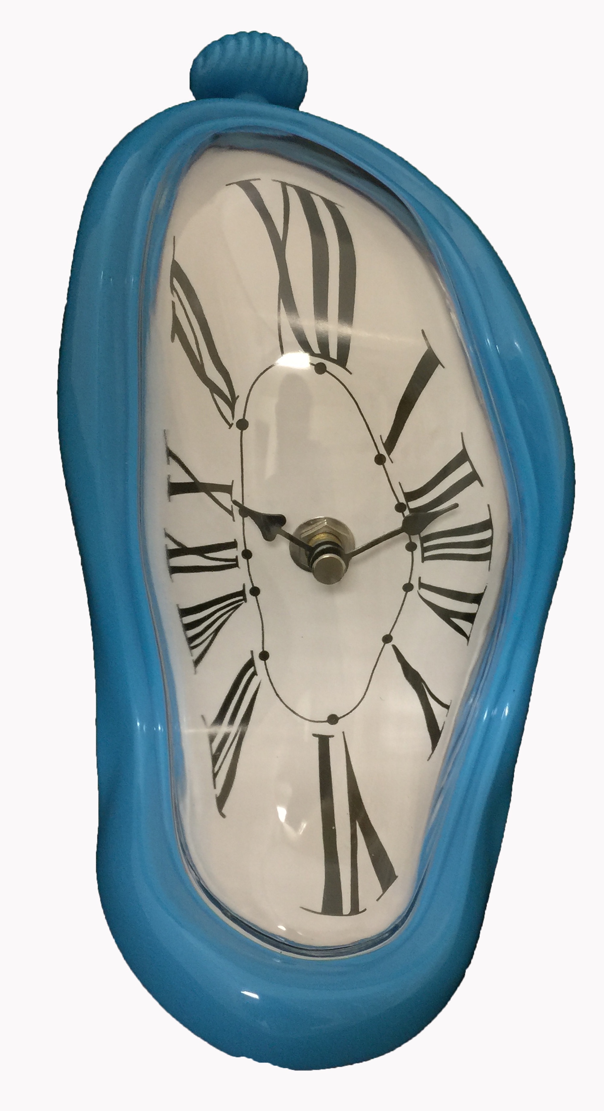 Creative Motion Industries Melting Clock- Baby Blue Color
