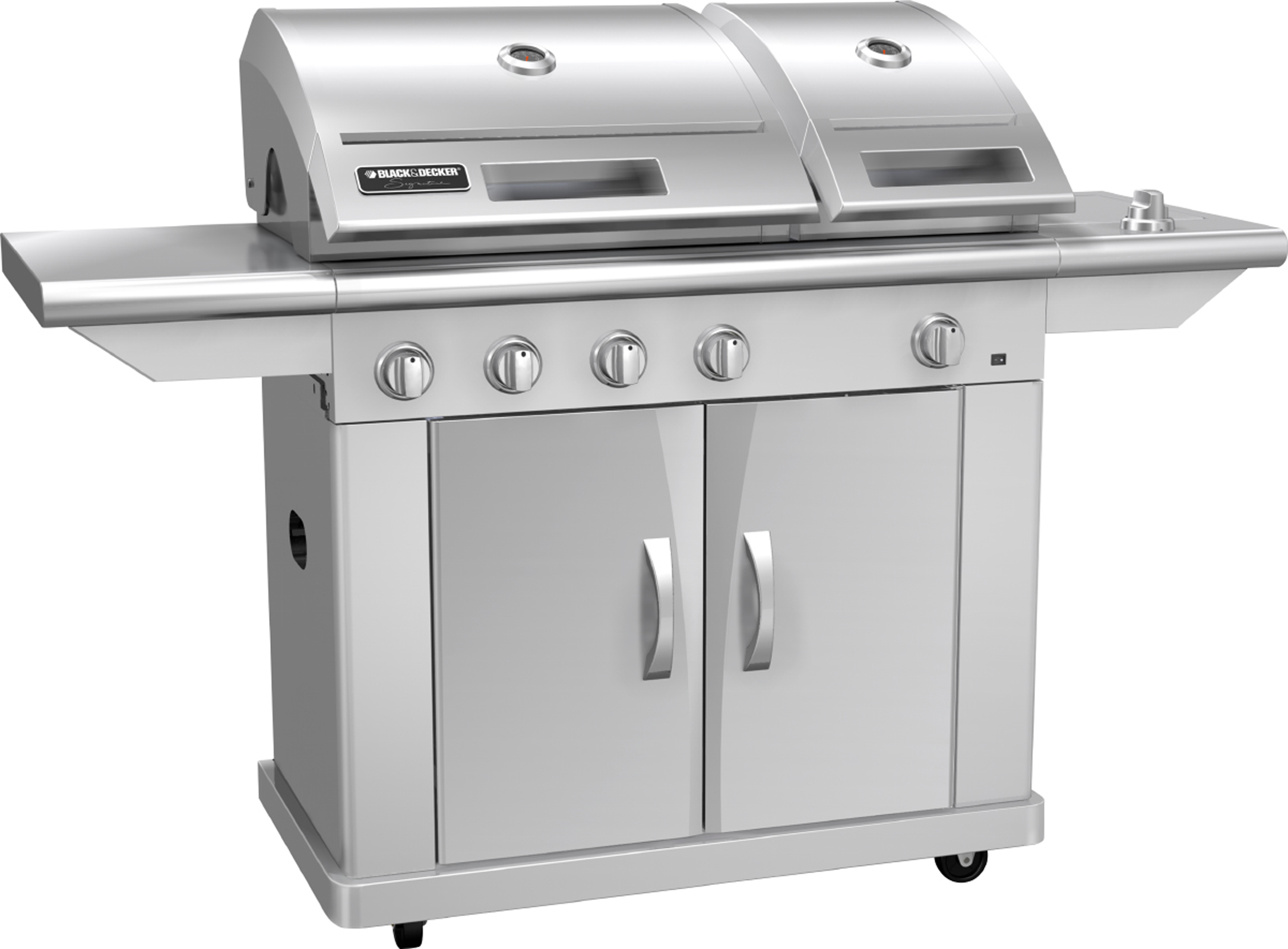 Black & Decker 5 Burner 6500 Series Gas Grill with Infared Searing and