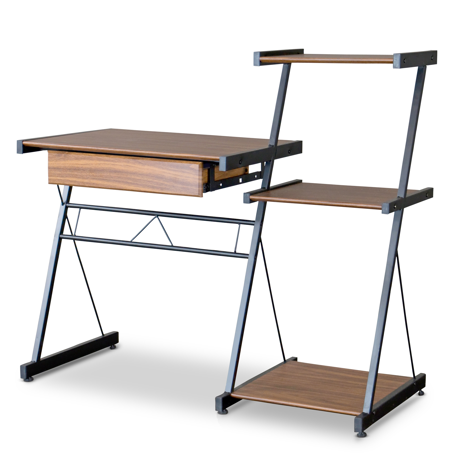 Baxton Studio New Semester Computer Desk- Brown Baxton Studio New Semester Computer Desk- Brown