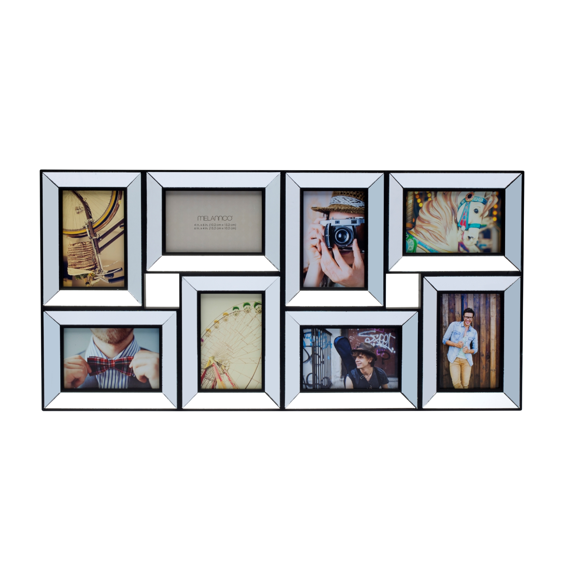 Upc 028225784338 Melannco 8 Opening Mirrored Collage Upcitemdb Com