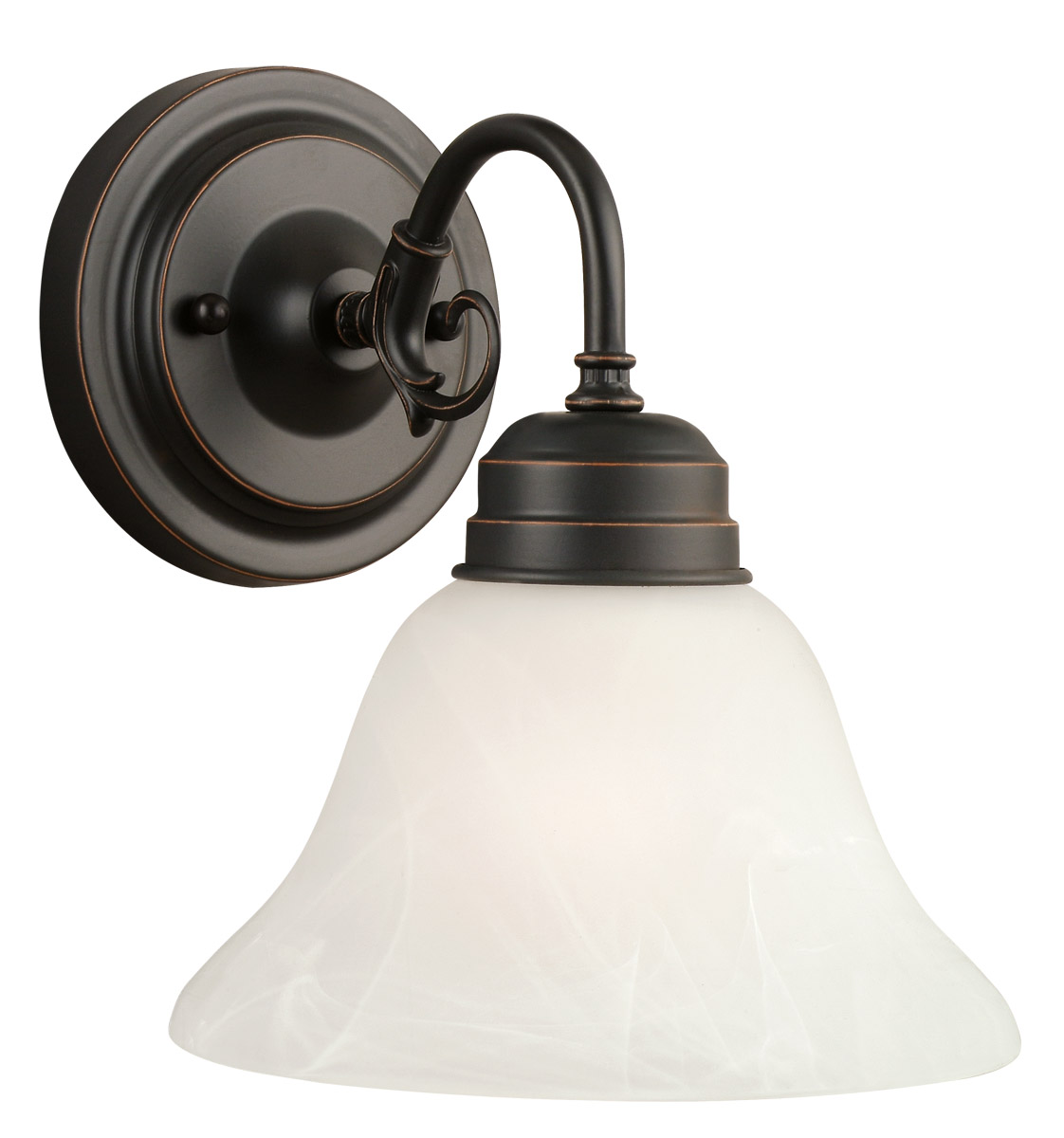 Design House 514497 Millbridge 1-Light Wall Sconce, Oil Rubbed Bronze Finish