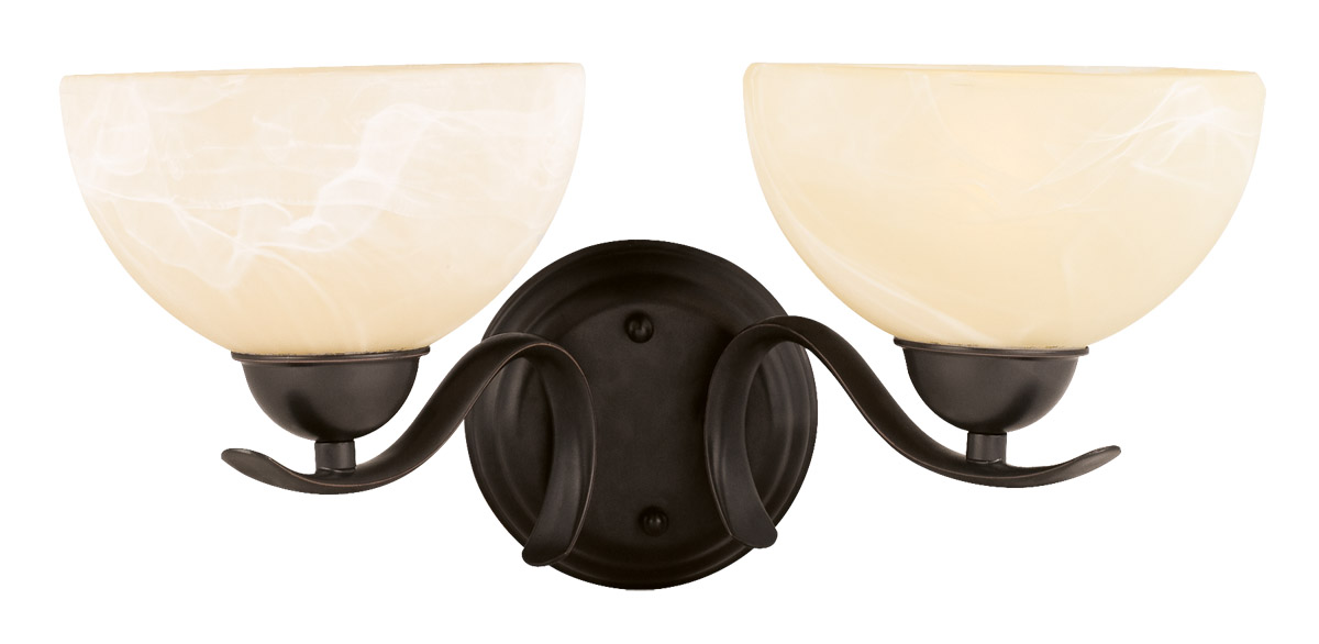 Design House 517458 Trevie 2-Light Wall Sconce, Oil Rubbed Bronze Finish - Home - Home Decor ...
