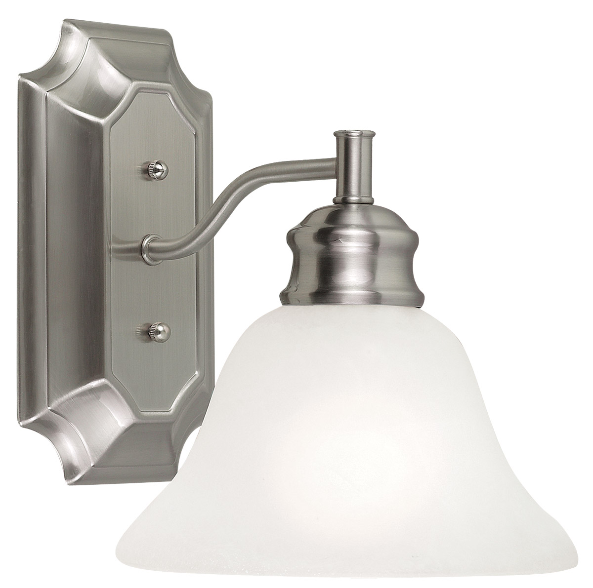 Design House 516666 Bristol 1-Light Wall Sconce, Satin Nickel Finish - Home - Home Decor ...