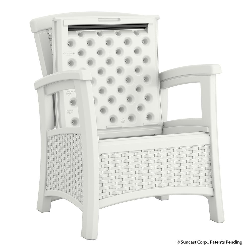 ELEMENTS&#8482; Club Chair with Storage, White
