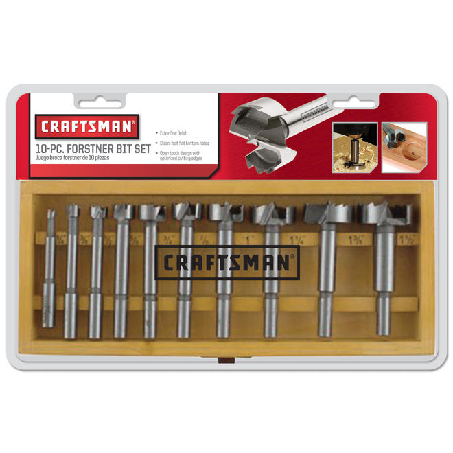 90990251 Craftsman 10pc Forstner Bit Set Sears Outlet