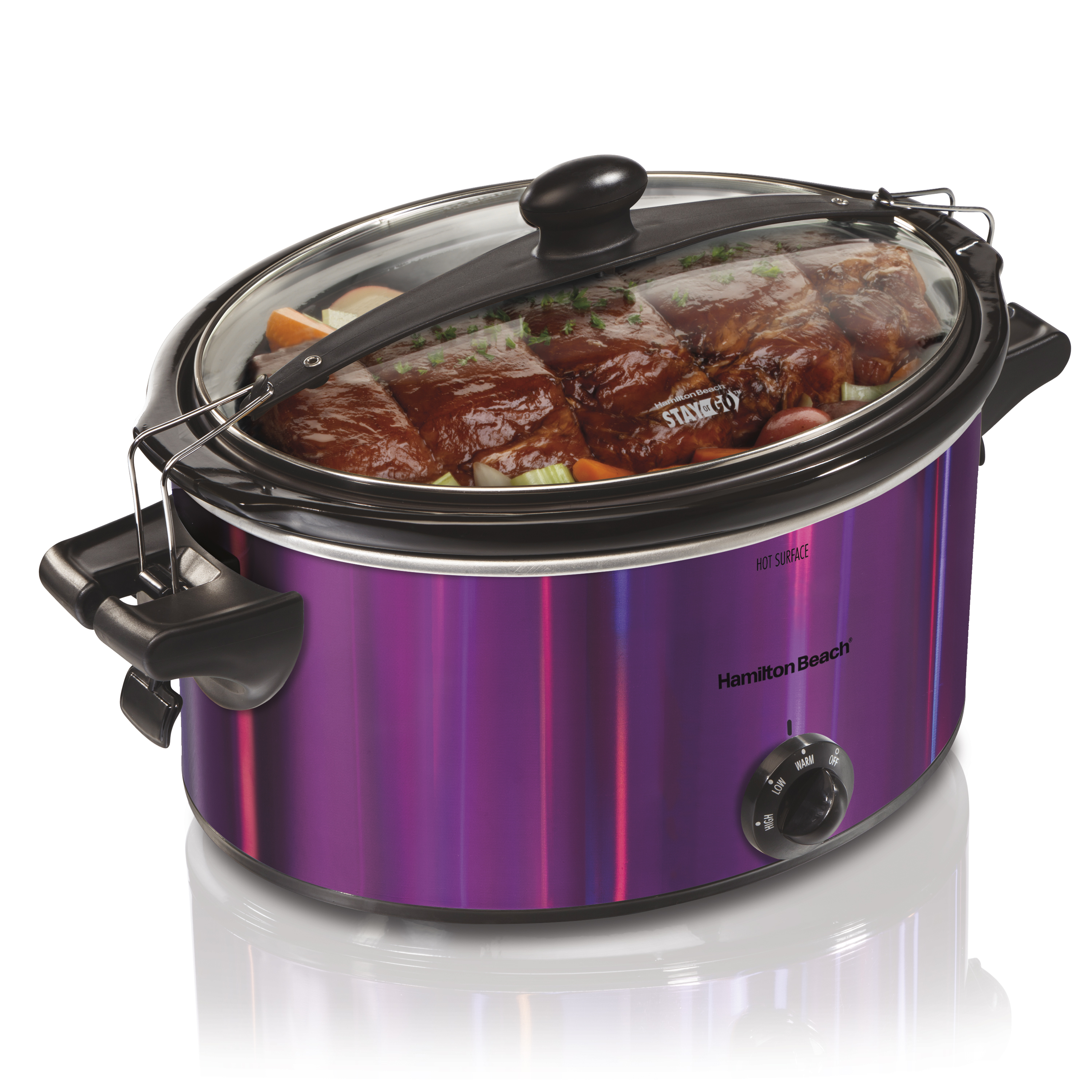 Uncategorized Hamilton Beach Kitchen Appliances hamilton beach brands inc 5 quart shimmer slow cooker purple appliances small kitchen cookers
