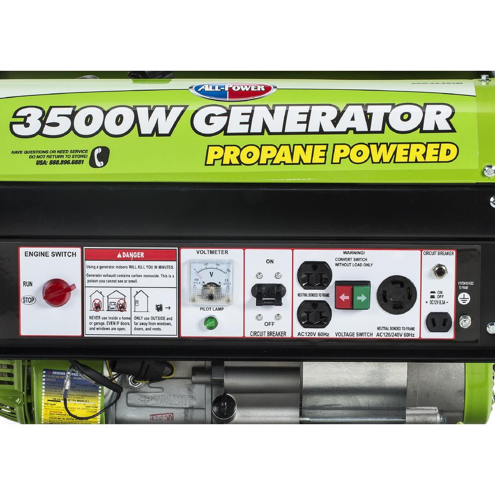 APG3535CN 3500 Watt Propane Generator - Non CA