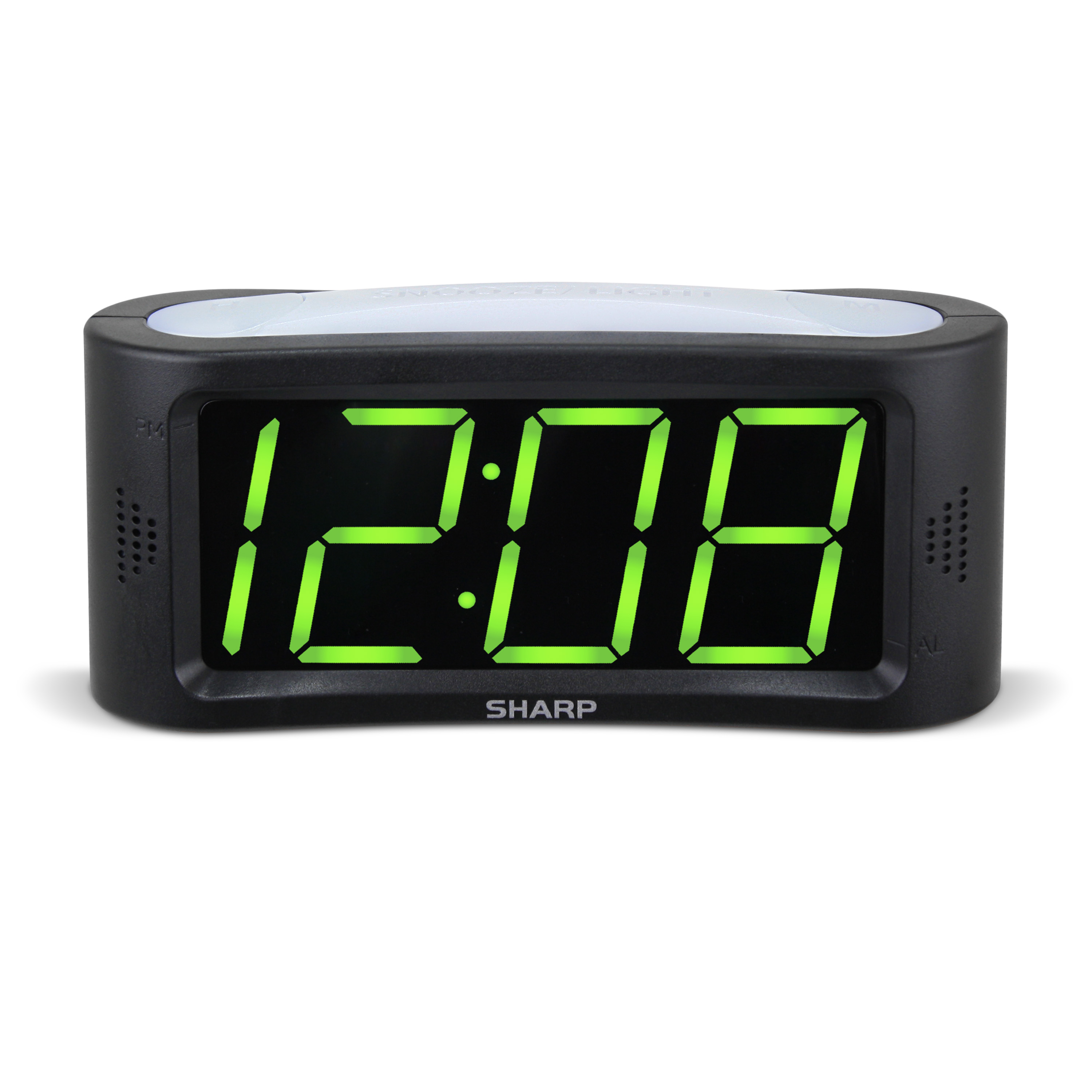 Sharp 1.8 Green LED Alarm Clock, Nightlight