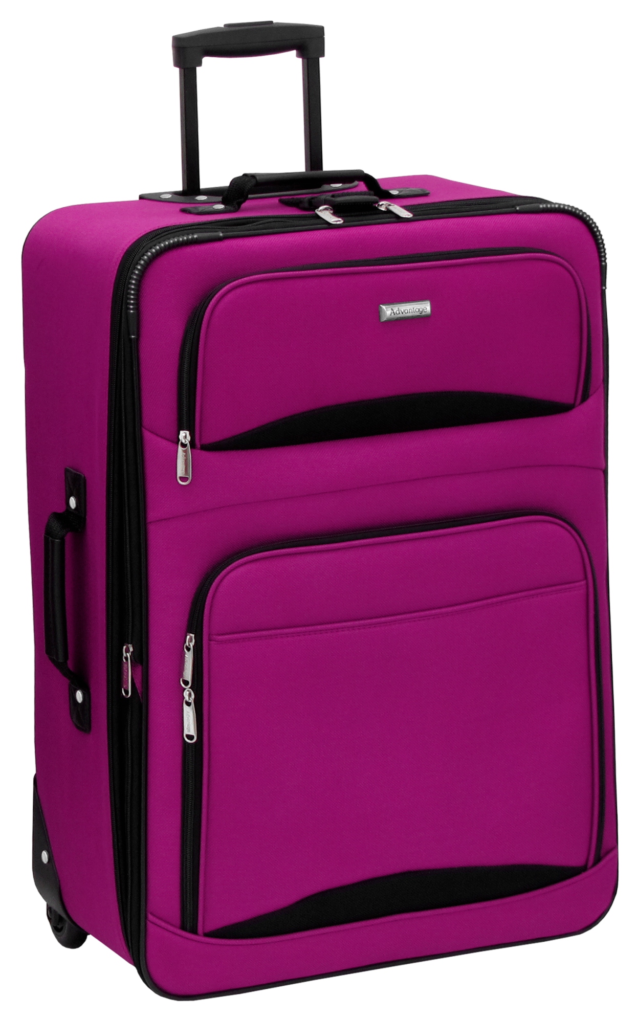 25in Lightweight Upright - Raspberry - Home - Luggage & Bags - Luggage & Suitcases - Upright Luggage