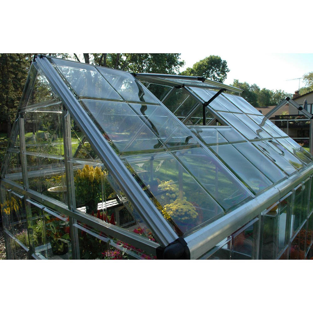Palram HG6012 6' x 12' Snap and Grow Greenhouse - Silver